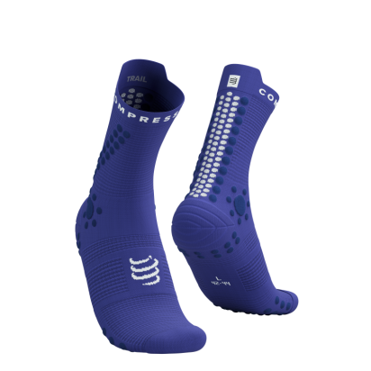 RACING SOCKS PRO 4.0 TRAIL BLUE/BLUES COMPRESSPORT
