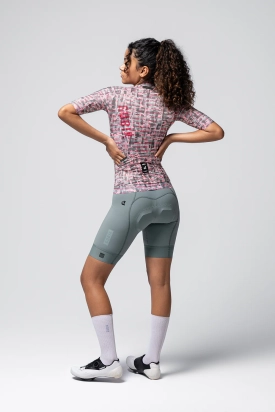 CYCLING JERSEY SHORT SLEEVES CX SOLID UNISEX CERISE LOOM GOBIK