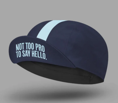 CYCLING CAP NOT TO PRO TO SAY HELLO NAVY COIS CC