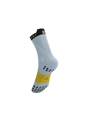 ČARAPE RACING PRO 4.0 TRAIL GREY/YELLOW COMPRESSPORT