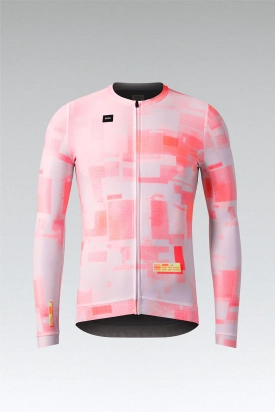 CYCLING JERSEY LONG SLEEVES VANQUISH UNISEX FLAMINGO GOBIK