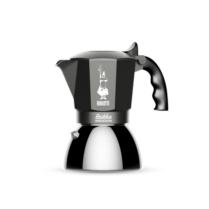 MOKA BRIKKA INDUCTION 4 CUPS GREY BIALETTI