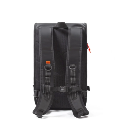 RUKSAK ROLLTOP 22L BLACK RESTRAP