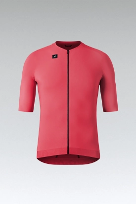 CYCLING JERSEY SHORT SLEEVES CX SOLID UNISEX CERISE GOBIK