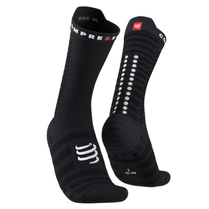 ČARAPE PRO 4.0 ULTRALIGHT BIKE BLACK/WHITE COMPRESSPORT