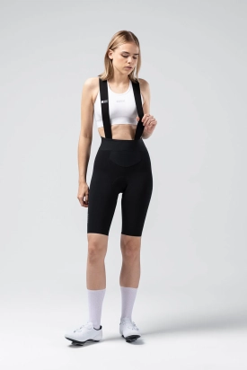 BIB SHORT LANCER WOMAN K9 BLACK GOBIK