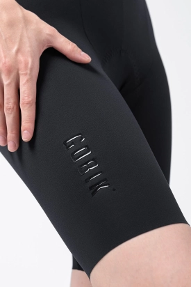 BIB SHORTS X WOMAN K9 BLACK GOBIK