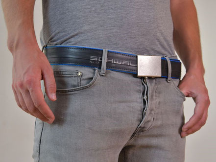 REMEN S KOPČOM BELTINGER PLAVI STEF FAUSER DESIGN