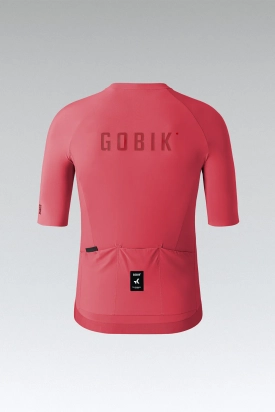 CYCLING JERSEY SHORT SLEEVES CX SOLID UNISEX CERISE GOBIK