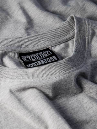 T-SHIRT GOD CREATED BIKES GREY CYCOLOGY