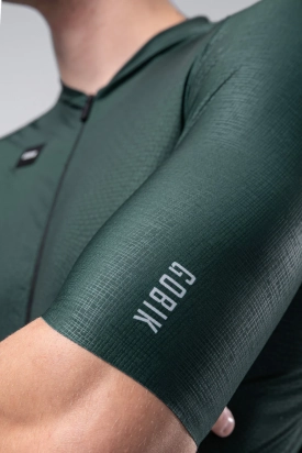 MAJICA BICIKLISTIČKA KRATKI RUKAVI INFINITY UNISEX BUNKER GREEN GOBIK