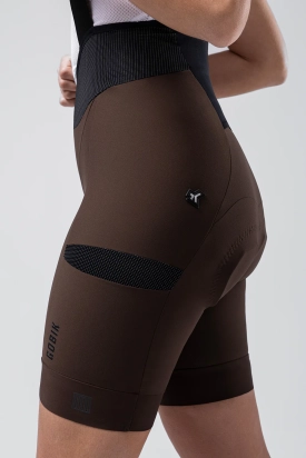 BIB SHORT GRIT 2.0 COCOA WOMAN GOBIK
