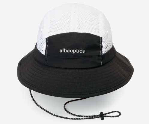 ŠEŠIR BUCKET WHITE BLACK ALBA OPTICS