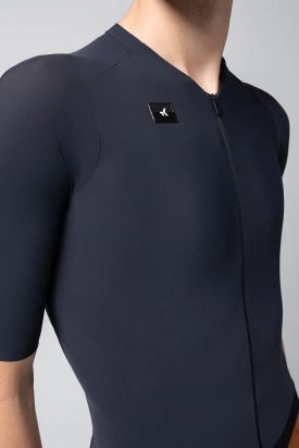 MAJICA BICIKLISTIČKA KRATKI RUKAVI CX SOLID UNISEX ULTRABLUE GOBIK