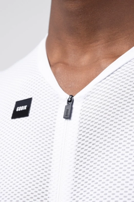 CYCLING JERSEY SHORT SLEEVES CARRERA 3.0 UNISEX WHITE GOBIK