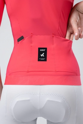 CYCLING JERSEY SHORT SLEEVES CX SOLID UNISEX CERISE GOBIK