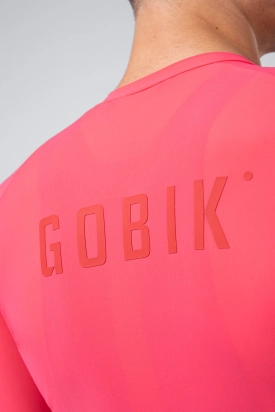 CYCLING JERSEY SHORT SLEEVES CX SOLID UNISEX CERISE GOBIK