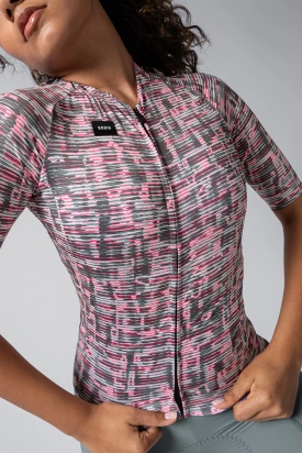 CYCLING JERSEY SHORT SLEEVES CX SOLID UNISEX CERISE LOOM GOBIK