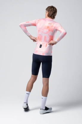 CYCLING JERSEY LONG SLEEVES VANQUISH UNISEX FLAMINGO GOBIK