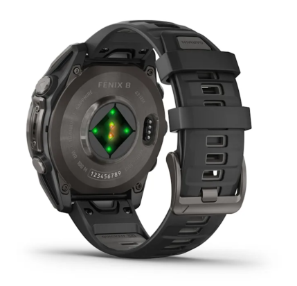 WATCH Fenix™ 8 – SAPPHIRE AMOLED 47mm CARBON GREY/TITANIUM GARMIN