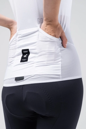 CYCLING JERSEY SHORT SLEEVES CARRERA 3.0 UNISEX WHITE GOBIK