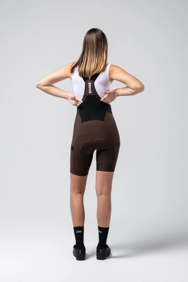 BIB SHORT GRIT 2.0 COCOA WOMAN GOBIK