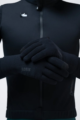 GLOVES HYPERGUARD TRUE BLACK UNISEX GOBIK