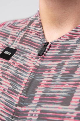 CYCLING JERSEY SHORT SLEEVES CX SOLID UNISEX CERISE LOOM GOBIK