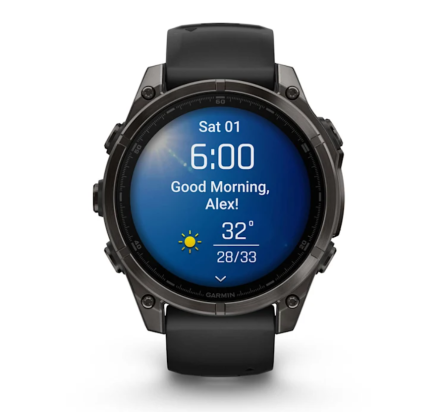 WATCH Fenix™ 8 – SAPPHIRE AMOLED 47mm CARBON GREY/TITANIUM GARMIN