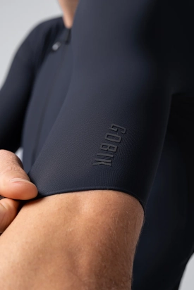 MAJICA BICIKLISTIČKA KRATKI RUKAVI CX SOLID UNISEX ULTRABLUE GOBIK