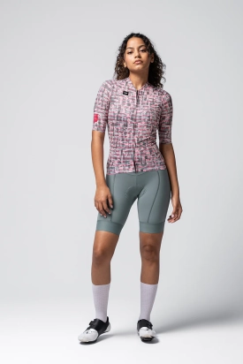 CYCLING JERSEY SHORT SLEEVES CX SOLID UNISEX CERISE LOOM GOBIK