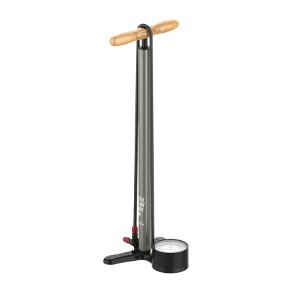 FLOOR PUMP STEEL HV DRIVE 3.5 GREY LEZYNE