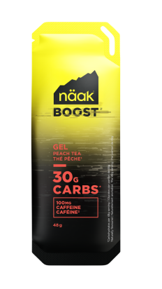 GEL BOOST 30 PEACH TEA CAFFEINE 40g NAAK