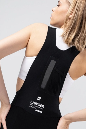 BIB SHORT LANCER WOMAN K9 BLACK GOBIK