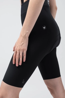 BIB SHORT LANCER WOMAN K9 BLACK GOBIK