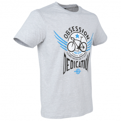 T-SHIRT BIKE OBSESSION GREY CYCOLOGY