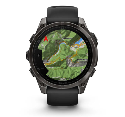 WATCH Fenix™ 8 – SAPPHIRE AMOLED 47mm CARBON GREY/TITANIUM GARMIN