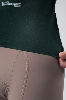 MAJICA BICIKLISTIČKA KRATKI RUKAVI INFINITY UNISEX BUNKER GREEN GOBIK