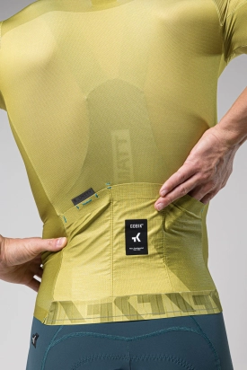 MAJICA BICIKLISTIČKA KRATKI RUKAVI ATTITUDE 2.0 MAN SPLIT GREEN GOBIK - Veličina S