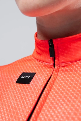 CYCLING JERSEY LONG SLEEVES HYDER WOMAN VERMILION GOBIK