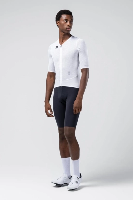 CYCLING JERSEY SHORT SLEEVES CARRERA 3.0 UNISEX WHITE GOBIK