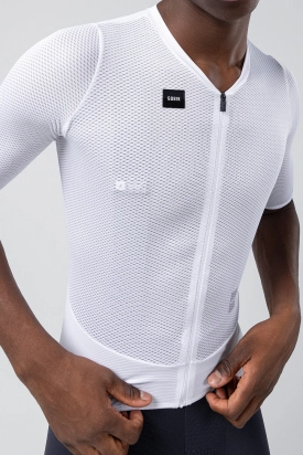 CYCLING JERSEY SHORT SLEEVES CARRERA 3.0 UNISEX WHITE GOBIK