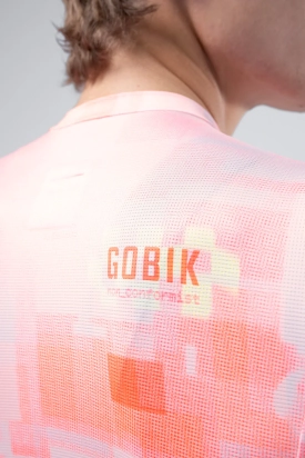 CYCLING JERSEY LONG SLEEVES VANQUISH UNISEX FLAMINGO GOBIK