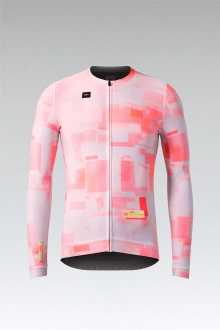 CYCLING JERSEY LONG SLEEVES VANQUISH UNISEX FLAMINGO GOBIK