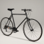 BICYCLE URBAN 8 SPEED BLACK SIECH