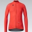 CYCLING JERSEY LONG SLEEVES HYDER WOMAN VERMILION GOBIK