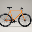 BICIKL FIXIE ORANGE SIECH